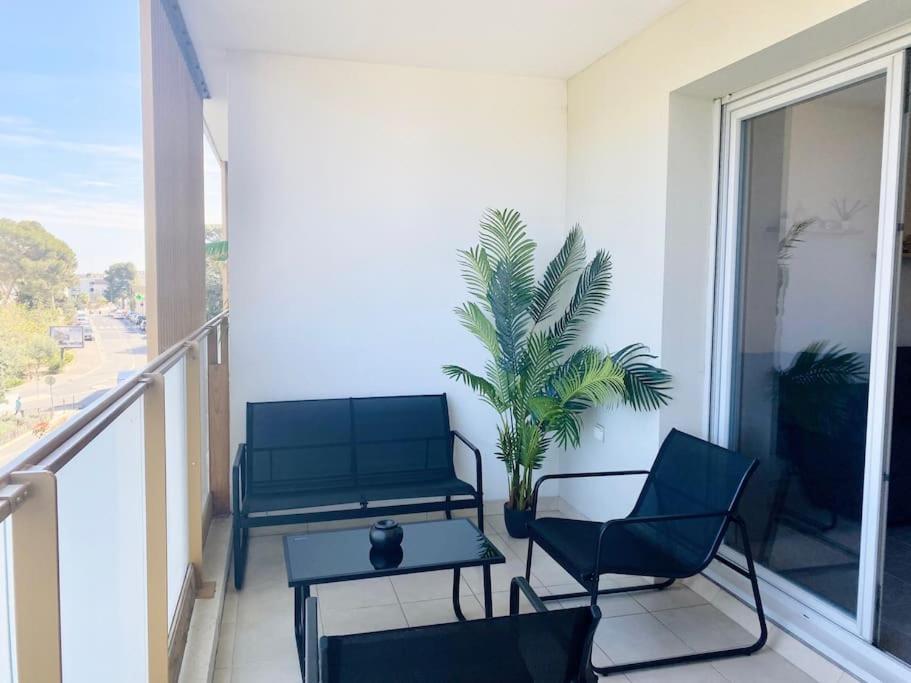 Marcenac - T2 En Residence, Clim, Parking, Terrasse Sète Exteriér fotografie